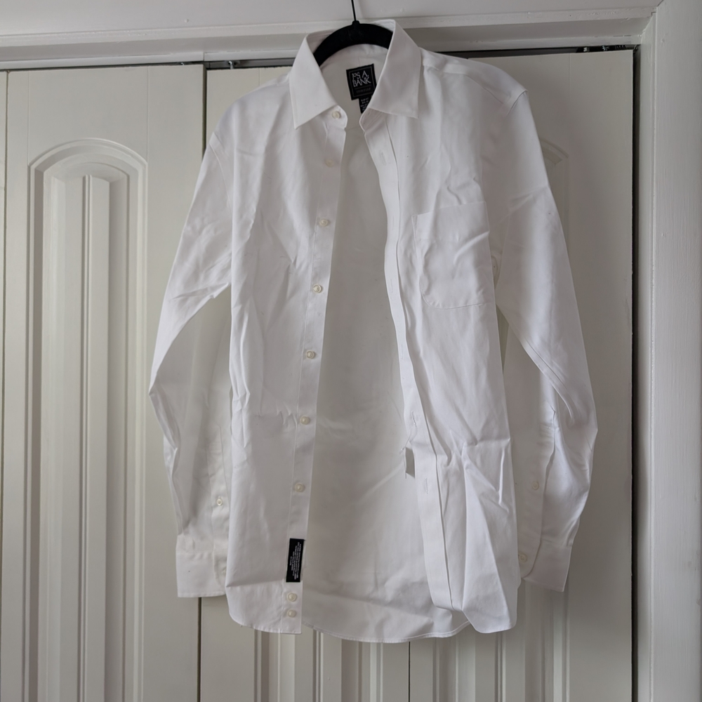 Jos. A. Bank Classic White Button-Up Shirt